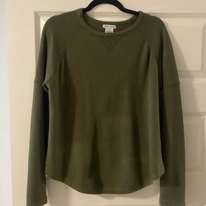Green womens sweater